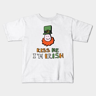 KISS ME I'M IRISH Kids T-Shirt